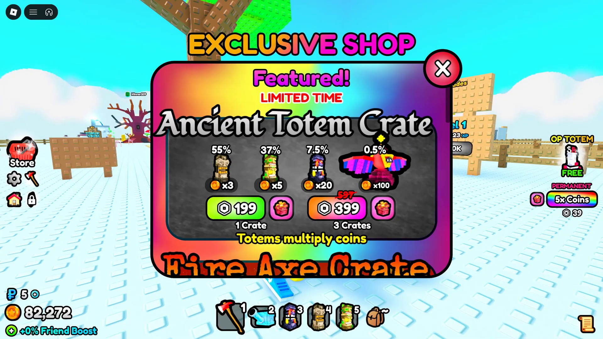 Chop Your Tree Wiki - Totem unboxing and boosts